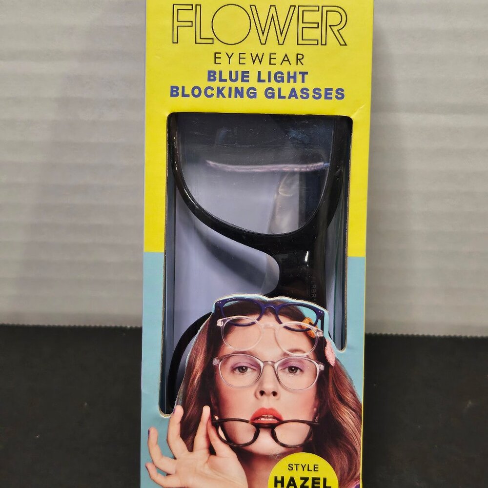 Flower Hazel Style Eyewear Blue Light Blocking Glasses Power 0.00